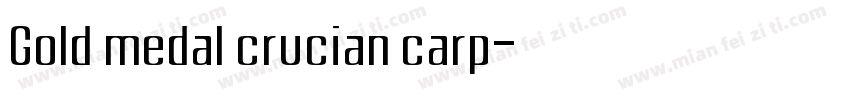 Gold medal crucian carp字体转换